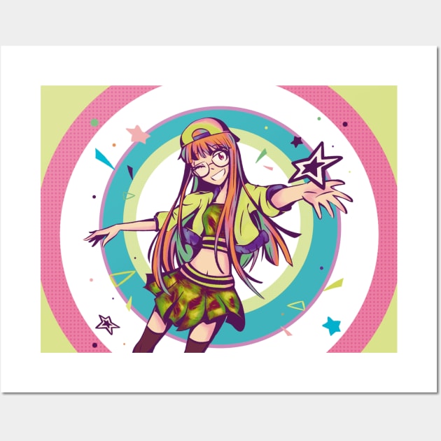 Dancing Futaba Wall Art by OkiComa